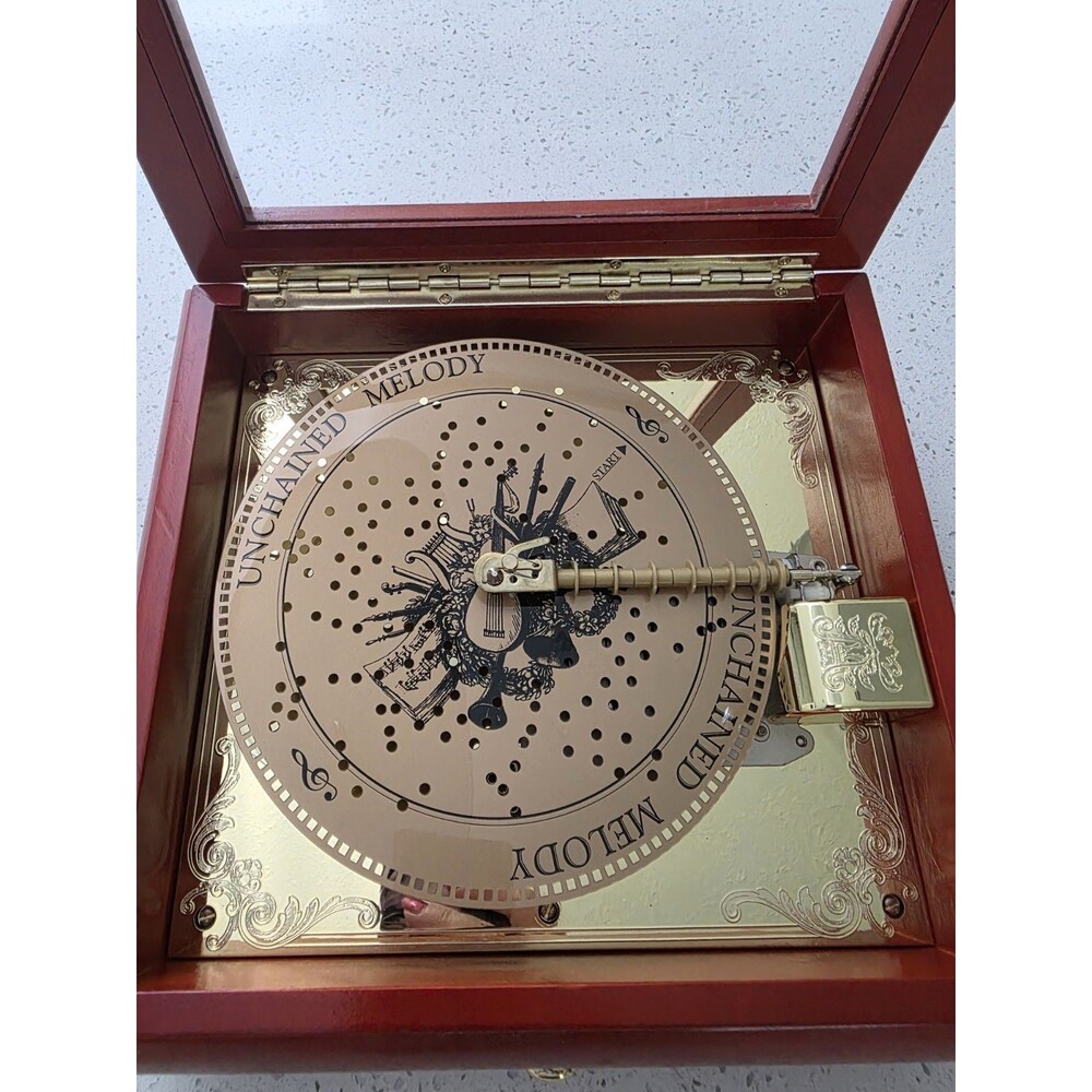 Vintage Mr Christmas Holiday Symphonium Music Box W/16 Discs Tested & Working